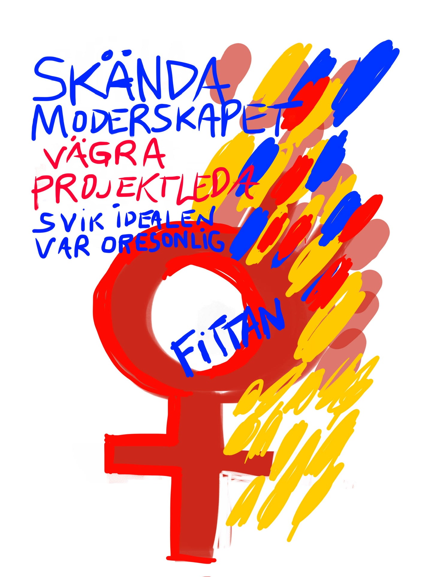 Skända moderskapet-affisch A3